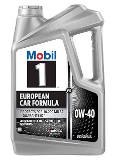 Mobil 1 FS European Car Formula Full Synthetic Motor Oil 0W-40