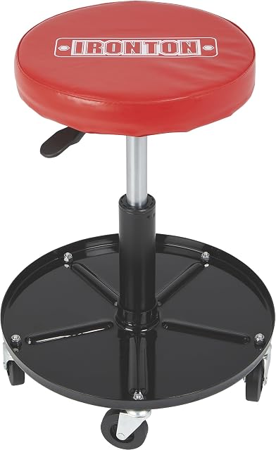 Ironton Pneumatic Roller Seat with Tool Tray