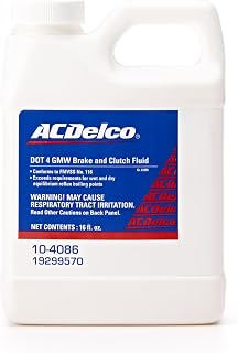ACDelco 10-4086 DOT 4 Hydraulic Brake and Clutch Fluid