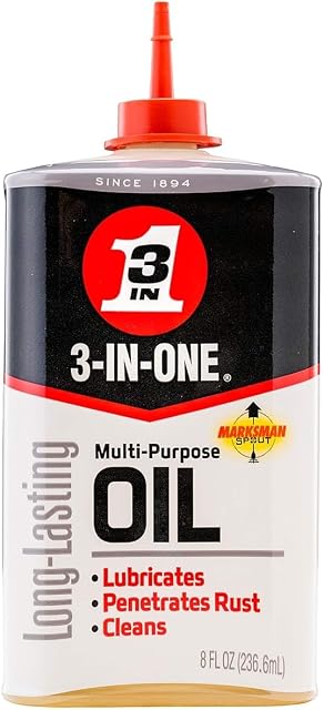 3-IN-ONE Multi-Purpose Oil (8 oz drip bottle with Marksman Twist Spout)