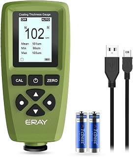 ERAY Paint Thickness Gauge with Backlit LCD and USB Export