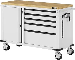 WORKPRO 52 in. x 20 in. 5-Drawer Rolling Tool Chest