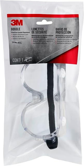3M Chemical Splash Goggle 91252H1-DC