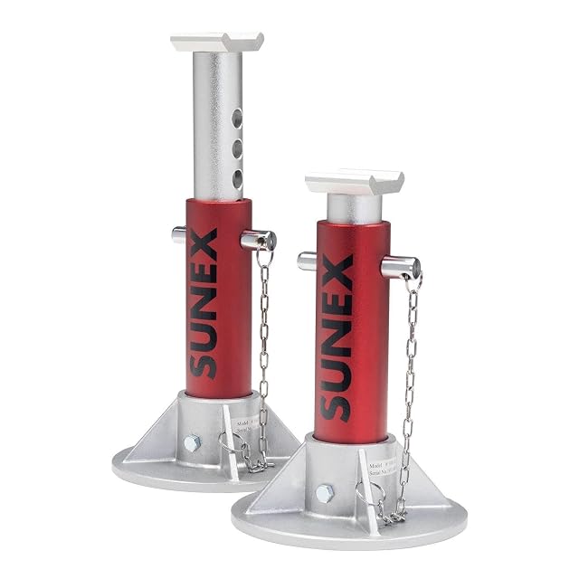 Sunex Tools 1003AJ 3-Ton Aluminum Jack Stands (Pair)