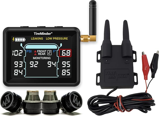 TireMinder i10 RV TPMS with 4 Transmitters