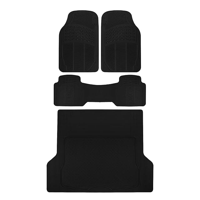 BDK ProLiner All Weather Rubber Floor Mats and Cargo Liner