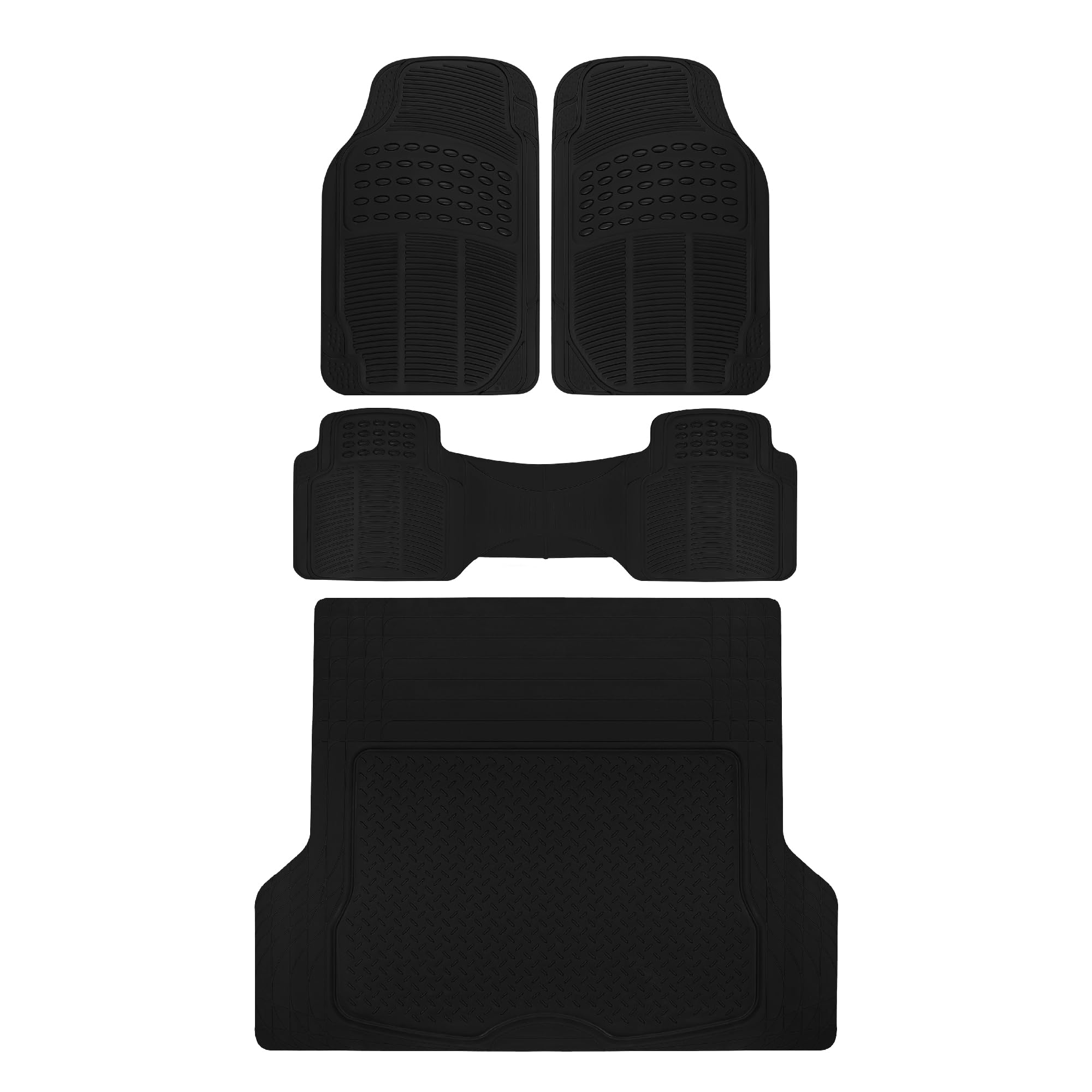 BDK ProLiner All Weather Rubber Floor Mats and Cargo Liner