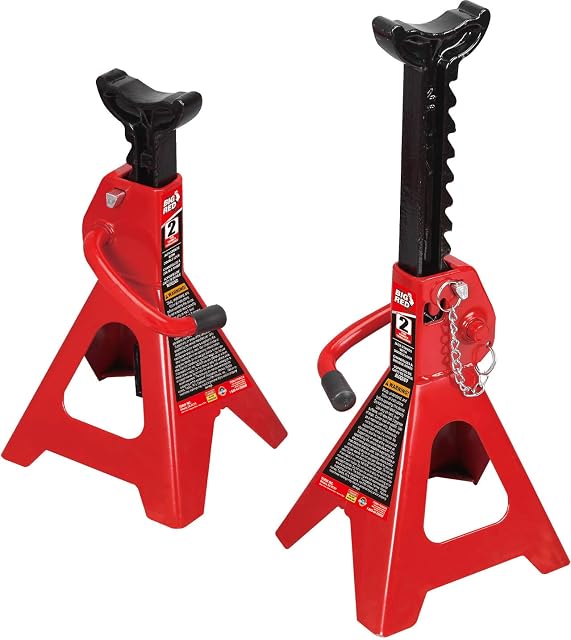 BIG RED T42002A 2-Ton Double Locking Jack Stands