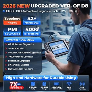 XTOOL D8S AI-Assisted Bidirectional OBD2 Scanner