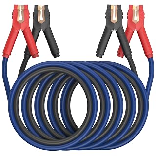 ExtreSpo 0-Gauge 1000A Heavy Duty Jumper Cables 25 Feet