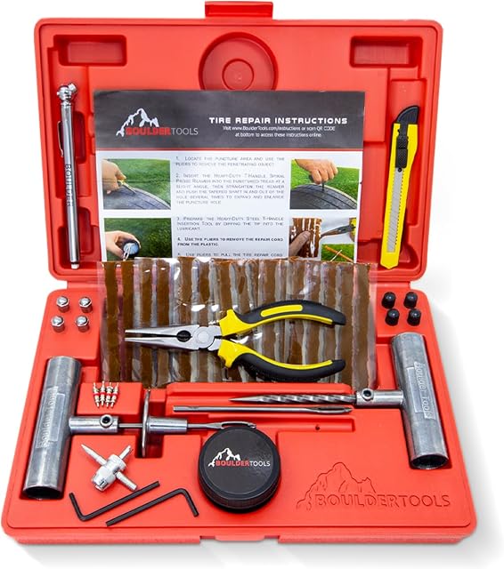 Boulder Tools Heavy Duty Tire Repair Kit