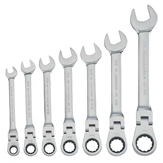 CRAFTSMAN CMMT87010 7-Piece SAE Flex Reversible 72-Tooth Ratchet Wrench Set