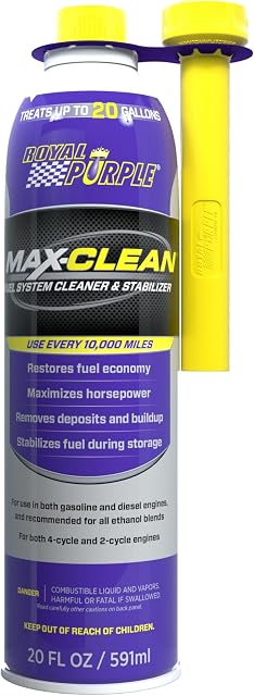 Royal Purple Max-Clean Fuel System Cleaner and Stabilizer