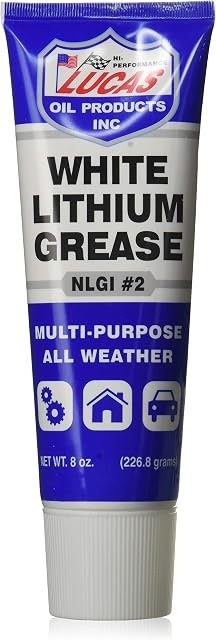 Lucas Oil White Lithium Grease 8 oz. Squeeze Tube