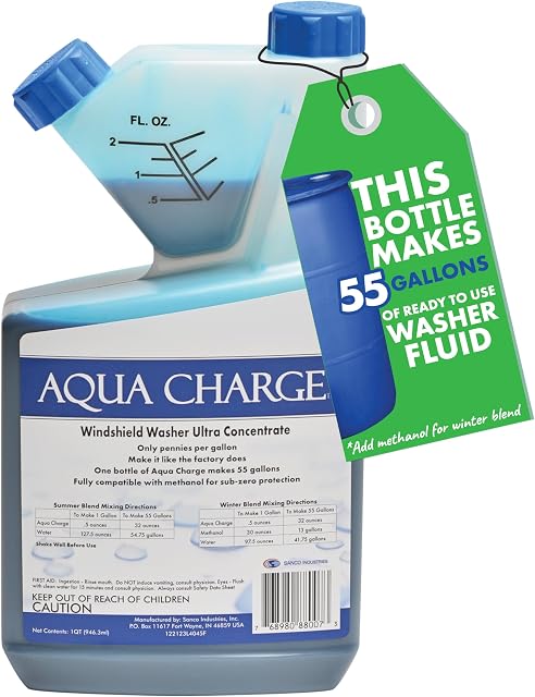 Sanco Industries Aqua Charge Windshield Washer Ultra Concentrate