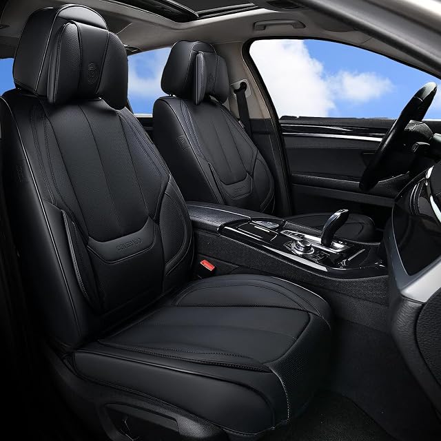 Coverado Car Seat Covers Nappa Leather Full Set