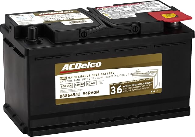 ACDelco Gold 94RAGM AGM BCI Group 94R Battery
