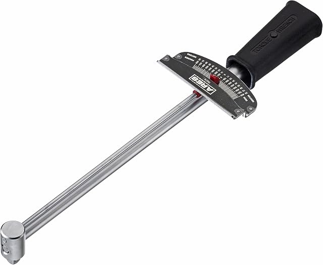 ARES 70214 3/8-Inch Drive Beam Torque Wrench (0-800 in-lb / 0-90 Nm)