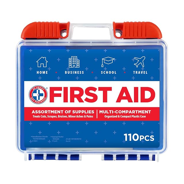 Be Smart Get Prepared 110 pc First Aid Kit