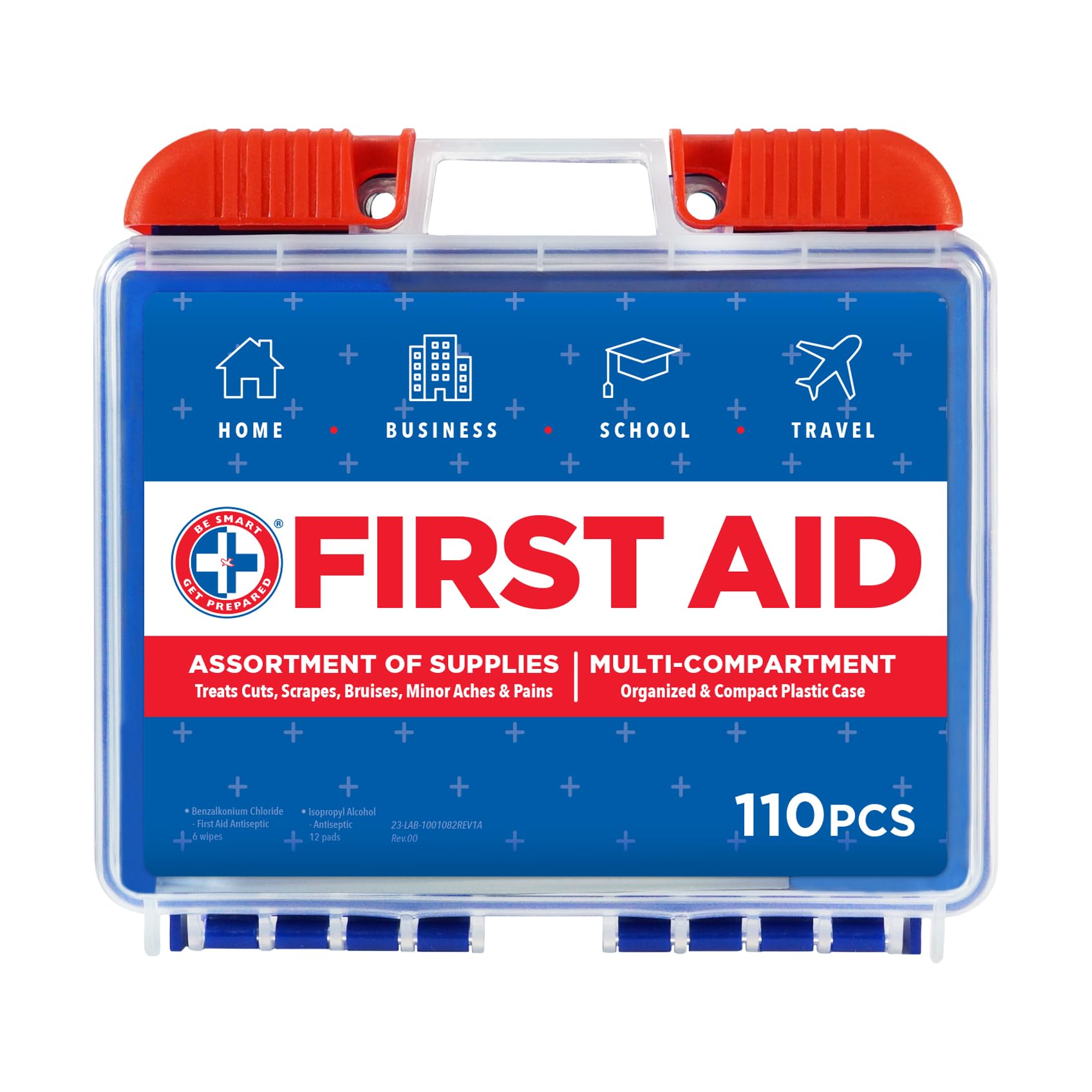 Be Smart Get Prepared 110 pc First Aid Kit
