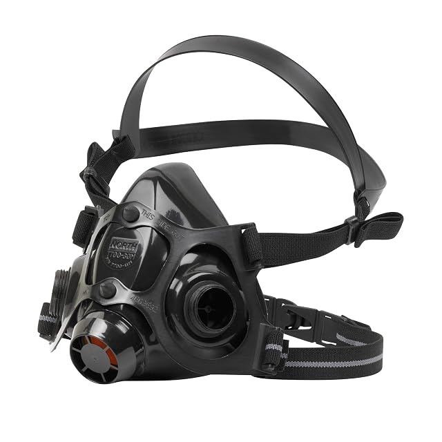 Honeywell North 7700 Series Half Mask Silicone Respirator, Small (770030S)