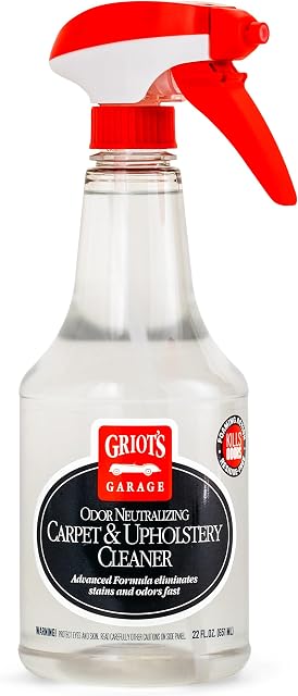 Griot's Garage Odor Neutralizing Carpet and Upholstery Cleaner
