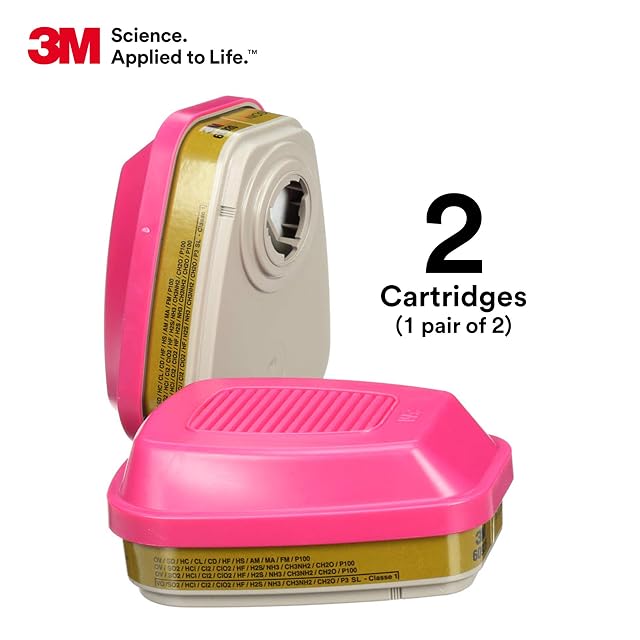 3M Multi-Gas/Vapor + P100 Respirator Cartridge 60926