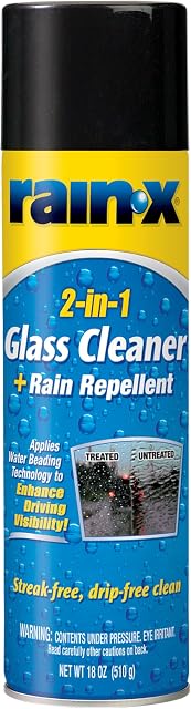 Rain-X 2-in-1 Glass Cleaner Plus Rain Repellent (Aerosol)