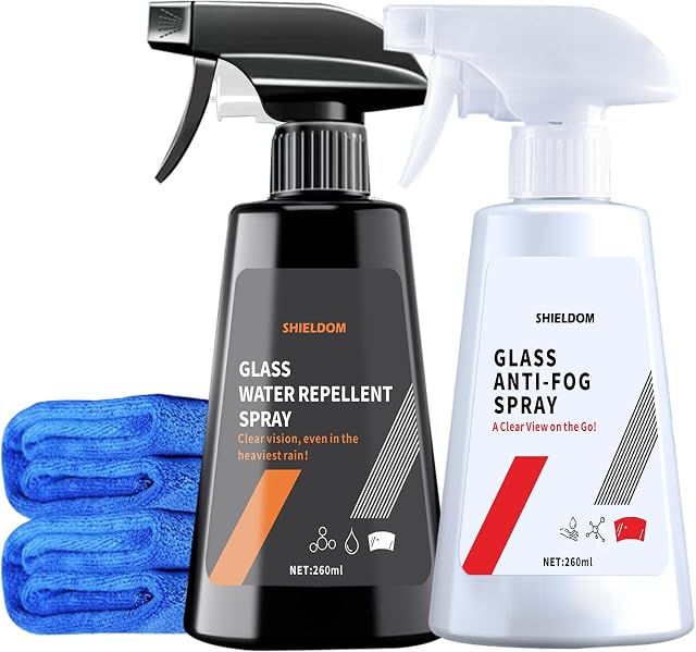 SHIELDOM Anti-Fog & Rain Repellent Spray Kit