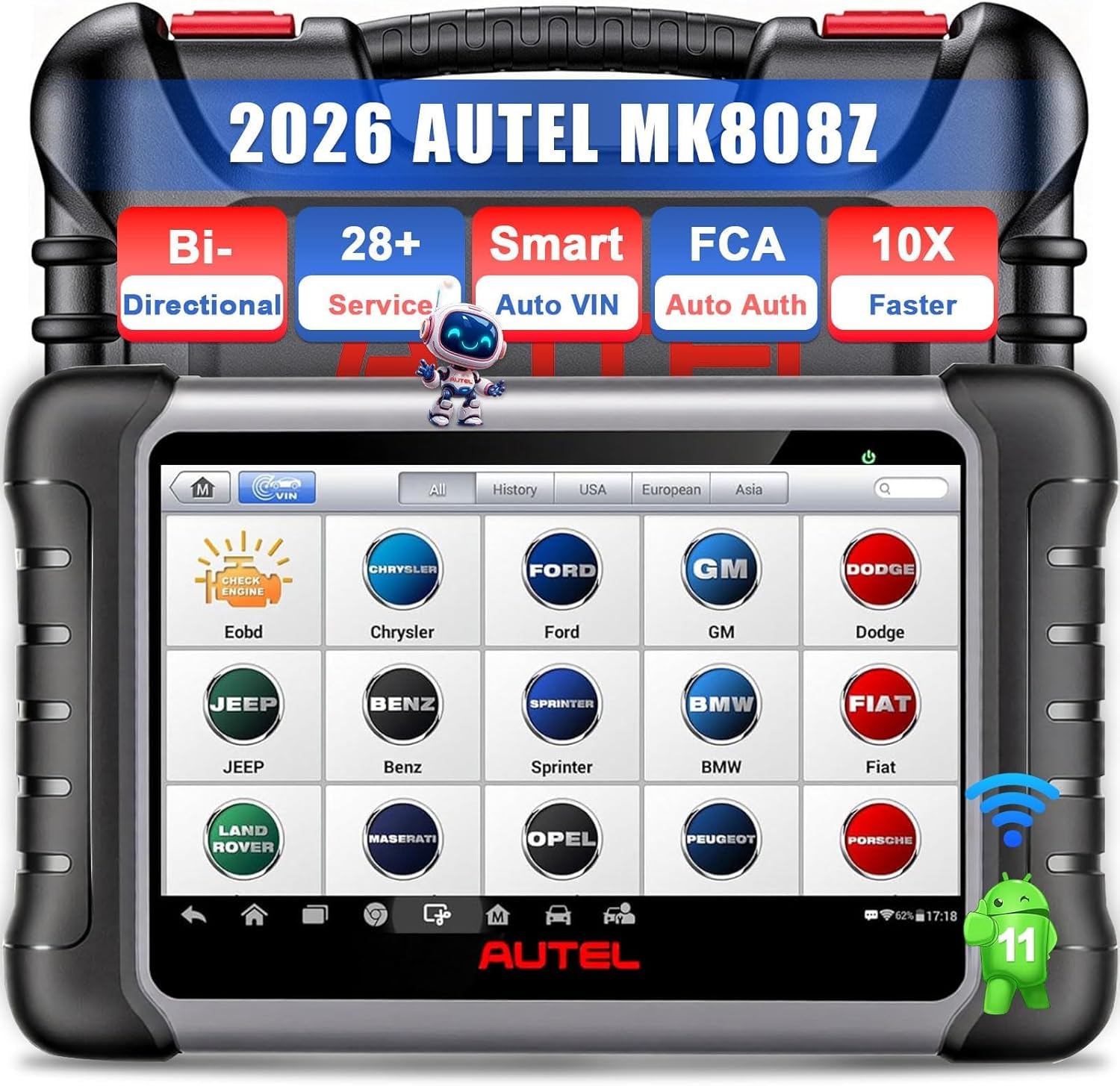 Autel MaxiCOM MK808Z Bidirectional OBD2 Scanner