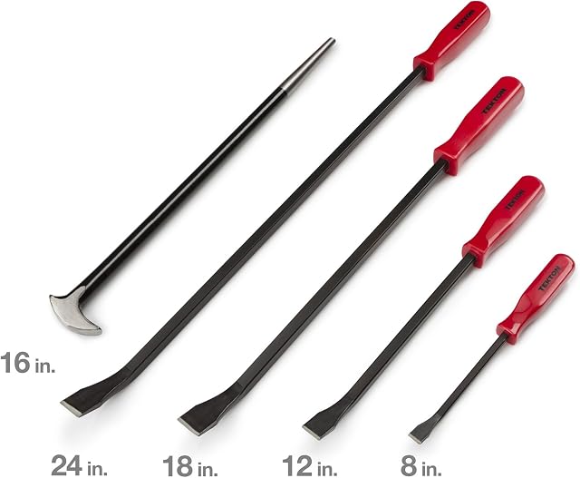 Tekton Pry Bar Set, 5-Piece (8, 12, 16, 18, 24 in.)