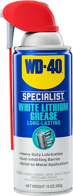 WD-40 Specialist White Lithium Grease Spray, 10 OZ