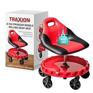 Traxion ProGear Mobile Rolling Gear Seat