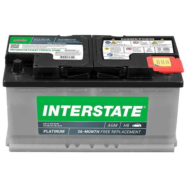 Interstate Batteries MTX-49/H8 AGM Automotive Battery