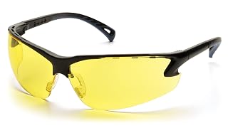 Pyramex Venture 3 Safety Glasses, Amber Lens