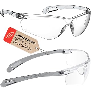 NoCry Anti-Fog Wraparound Safety Glasses (Clear Lens)