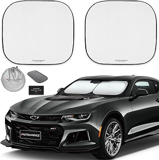 Autoamerics 2-Piece Windshield Sun Shade