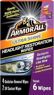 Armor All Ultra Shine Headlight Restoration Wipes