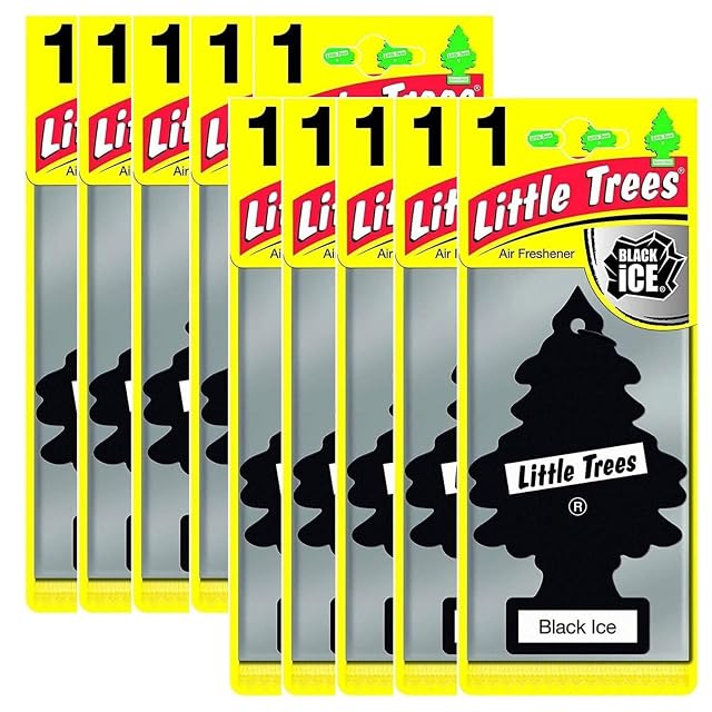 Little Trees Black Ice Hanging Air Freshener