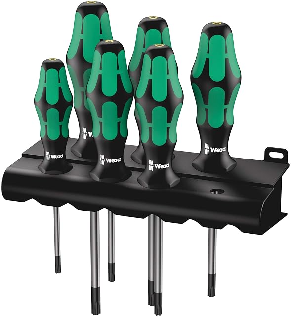 Wera Kraftform Plus 367/6 HF Torx Screwdriver Set and Rack