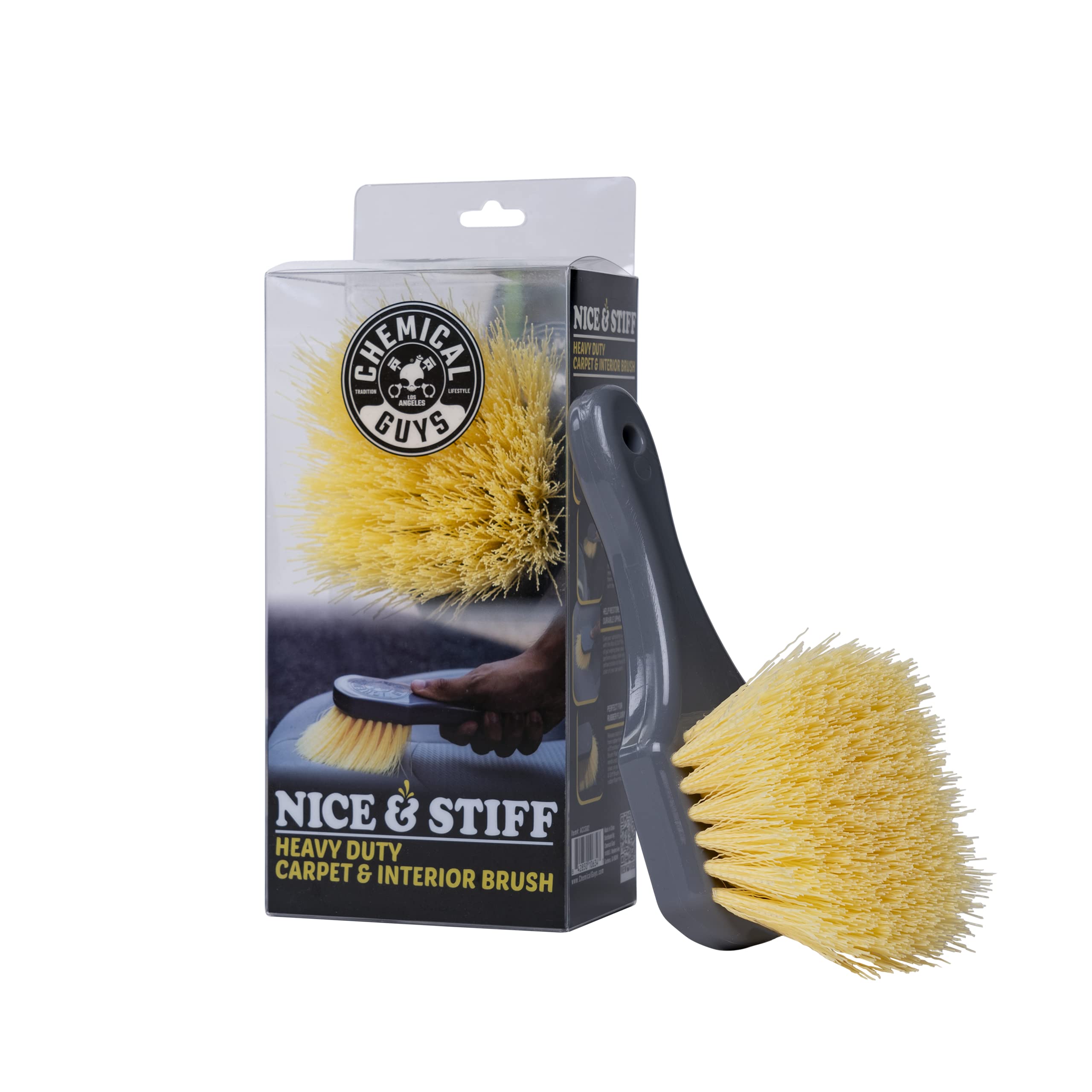 Chemical Guys Nice & Stiff Heavy Duty Carpet & Interior Brush