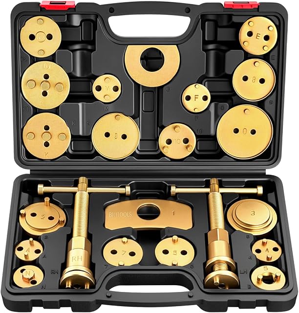 BILITOOLS Brake Caliper Compression Tool, 22-Piece
