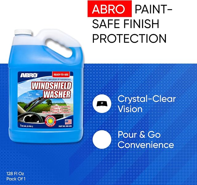 ABRO Windshield Washer Fluid Ready to Use Formula