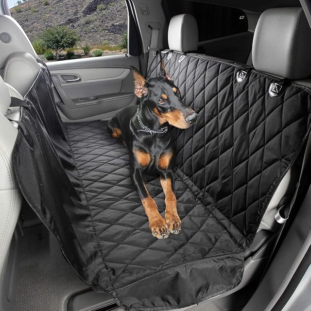 4Knines Dog Backseat Cover with Hammock