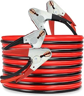 ABN Jumper Cables, 25ft Long, 2-Gauge, 600 AMP