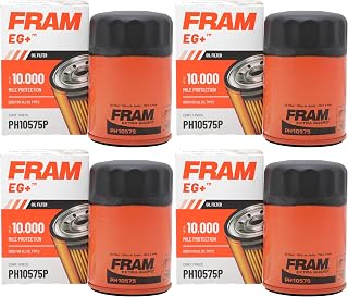 FRAM Extra Guard Plus PH10575P 10K Mile Spin-On Oil Filter (4-Pack)