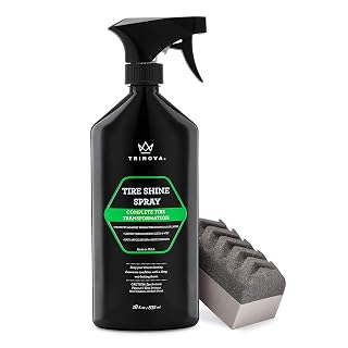TriNova Tire Shine Spray No Wipe