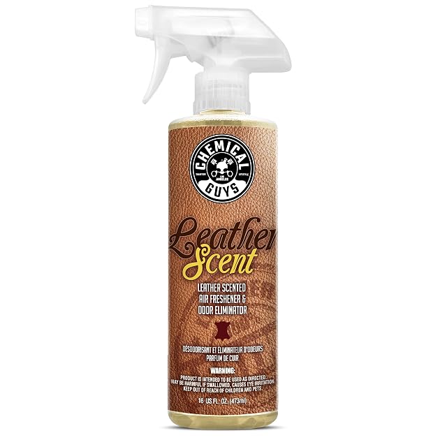 Chemical Guys Leather Scent Premium Air Freshener and Odor Eliminator