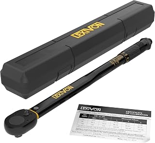 LEXIVON LX-183 1/2-Inch Drive Click Torque Wrench (10-150 ft-lbs)