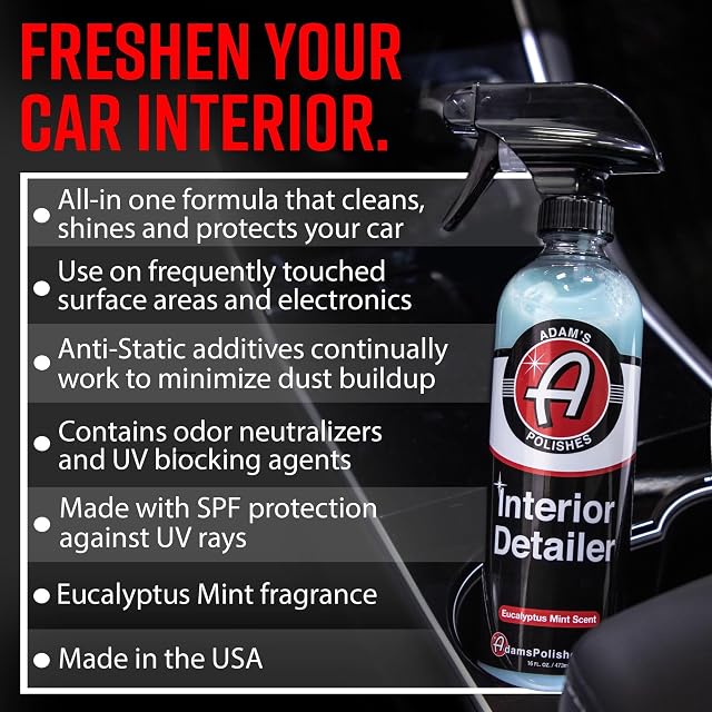 Adam's Polishes Interior Detailer (Eucalyptus Mint)